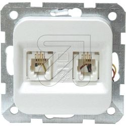 2 X RJ11 AANSLUITDOOS INBOUW MET KLEMAANSLUTING