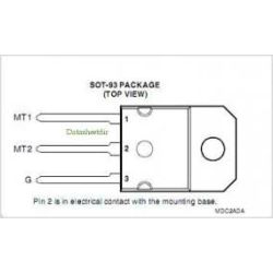 TRIAC 600V 20A IGT=50MA SOT-93