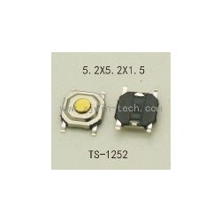 MOMENT SCHAKELAAR 1 X MAAK 5.2X5.2X1.5MM
