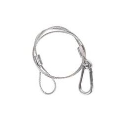 VEILIGHEIDSKABEL 90CM 4.3MM 50KG