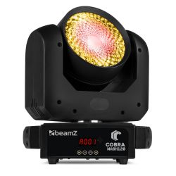 COBRA WASH120 LED MOVING HEAD WITH LED RING 26XRGB LED EN 120W LED