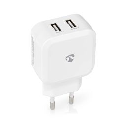LADER 5V 2 X 2,4A USB WIT