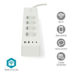 SMARTLIFE STEKKERDOOS 4V 2 X USB-C EN 2 X USB