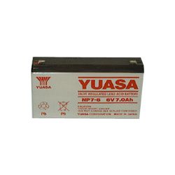 ACCU 6V 7A 151X34X97,5MM 1350GR AANSLUITING 4,8MM