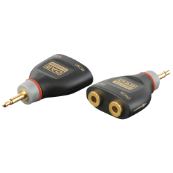 VERLOOP 3,5MM JACK MONO MALE-2 X 3,5MM JACK MONO FEMALE MET2 X 10K WEERSTAND