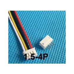 KABEL JST ZH 1.5 4PIN FEMALE 125MM + MALE PRINT